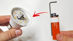 Почините LED лампу с помощью зажигалки. Как починить светодиодную лампу в домашних условиях!