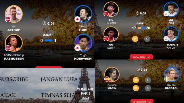 🔴LIVE- Jelang Gregoria Mariska Tunjung (INA) VS Tereza S (CZK) | OLIMPIADE PARIS 2024 || BWF SCORE