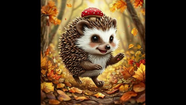 Шуточная песенкаМаленький ежик четвероножек