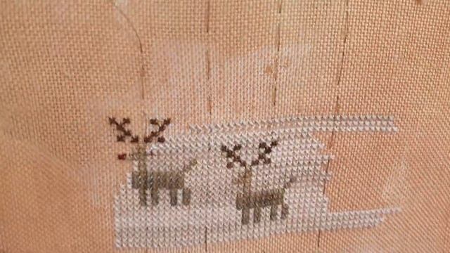 ВЫШИВКА КРЕСТИКОМ. ФЕВРАЛЬ 2021❄️ Гранатовый санта и домик от BothyThreads смотреть онлайн