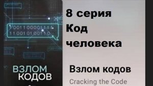 Взлом кодов. Код человека (8/8)