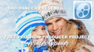 Free Proshow Producer project - Winter Opener ID 24122019