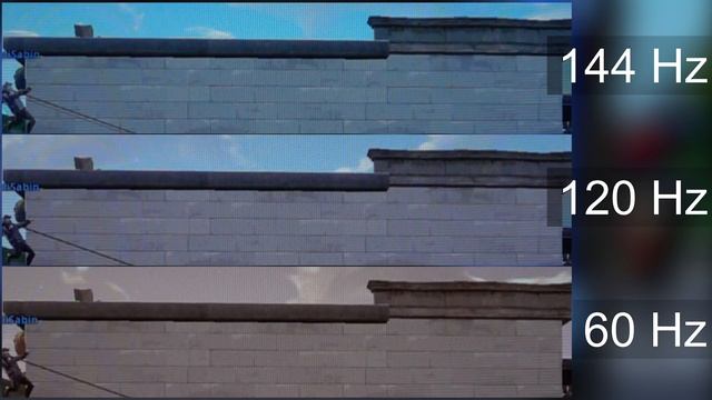 [Slow motion] 144 Hz vs 120 Hz vs 60 Hz - Fortnite смотреть онлайн