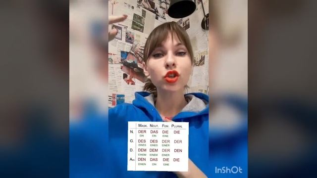 ВНИМАНИЕ! Немецкие падежи за 1 минуту!!!