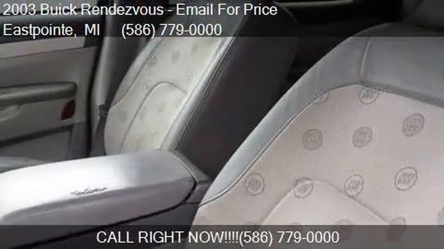 2003 Buick Rendezvous CX 4dr SUV for sale in Eastpointe, MI смотреть онлайн