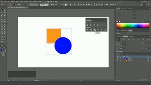 Панель Pathfinder в Adobe Illustrator 10 урок