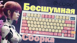 📌КАСТОМНАЯ Клавиатура ТИХАЯ? Гайд от А до Я! Сборки Cidoo V75 plus и Cidoo V98 на свитчах Nude Rosa
