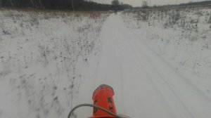 покатушки по снегу 💪