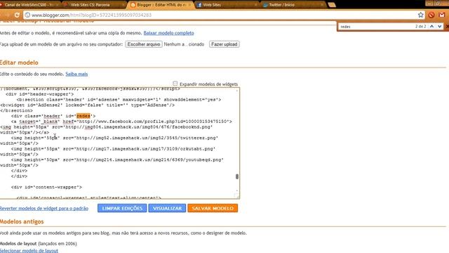 Como editar o Blog Blogger aula 11 - Linkando as Redes смотреть онлайн