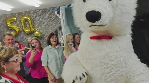 Белый Мишка На юбилее Йошкар-Ола 2024