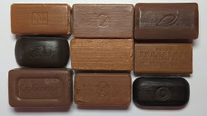 Резка дегтярного мыла. Асмр. Cutting tar soap