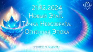 2025 - Точка Невозврата и Мир. Огненная Эпоха. Смыслы обретают формы