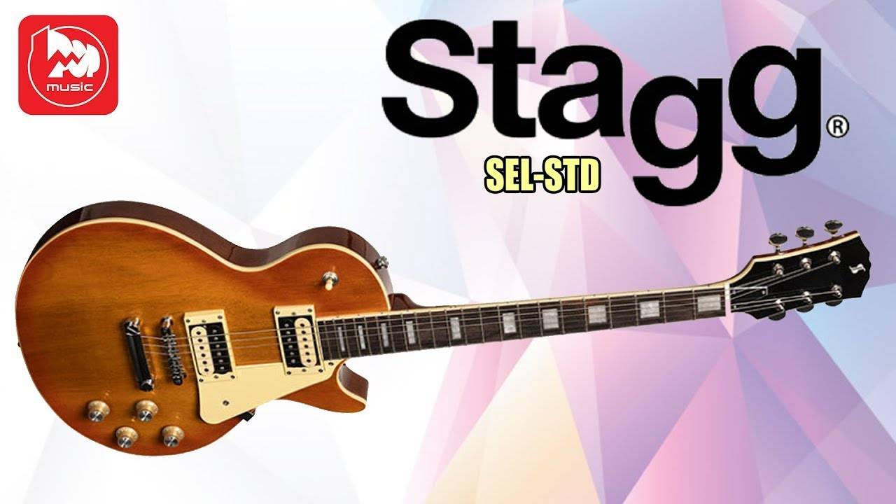 STAGG SEL-STD доступная электрогитара  Les Paul