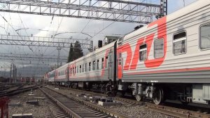 Отправление 2ЭС4К-069 с поездом №644 Адлер — Кисловодск