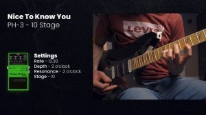 Boss PH-3 for Incubus songs? DO THIS!