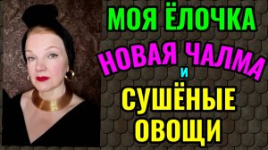 Как украсить квартиру к новому году, моя новая чалма и сушёные овощи. + Как не переедать сладостей.