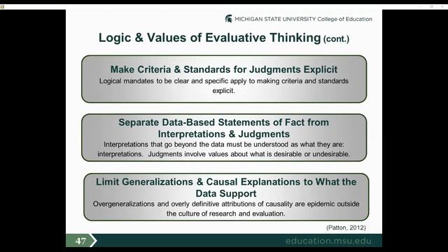 Program Evaluation & Quality Assurance: Overview, Key Elements, Challenges, Benefits, & Lessons...