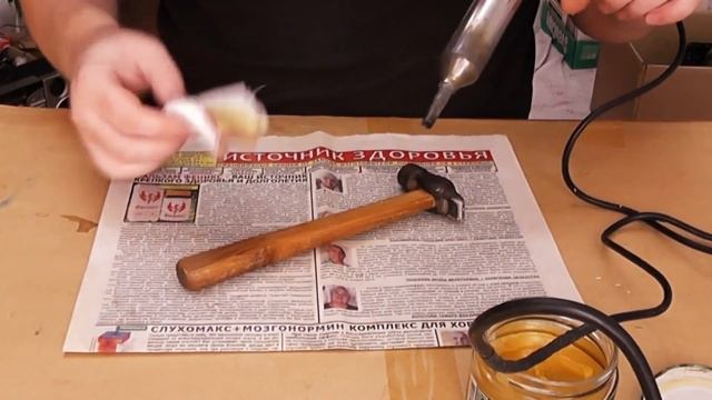 Восстановление советского молотка. Реставрация инструмента СССР.