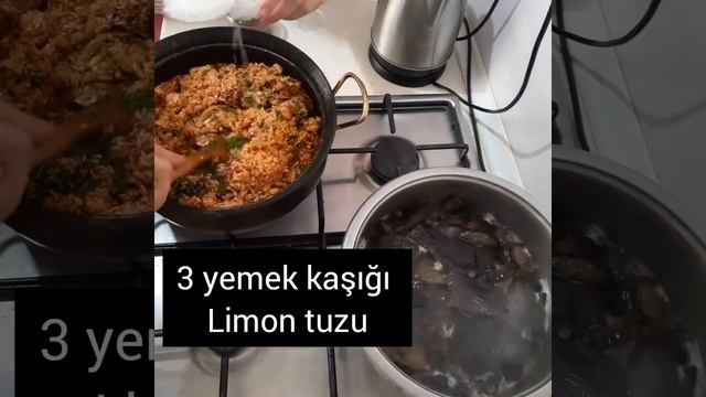 ZEYTİNYAĞLI YAPRAK SARMA VE KURU PATLICAN DOLMASI