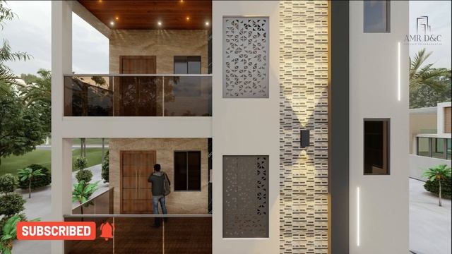 LATEST NORTH FACING ELEVATION | 30'X45' | AMR DESIGNING AND CONSTRUCTIONS смотреть онлайн