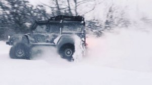 Зимняя радиоуправляемая гонка на MJX H8H 4x4