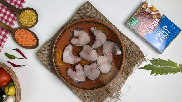 LAZZAT Fried Fish Masala Cooking Video 30 SEC