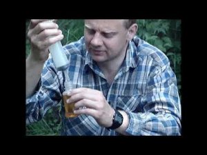 Определение кислорода в природной воде по Винклеру / Field water analysis: oxygen