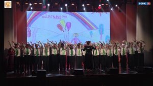 Народный ансамбль бального танца "Фантазия". Сводный детский хор. Финал концерта. 05.12.2024 год.