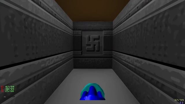 Wolfenstein 3D TC: Spear of Destiny - Ultimate Challenge IADI 100 - 60 - Satellite Boss 4K