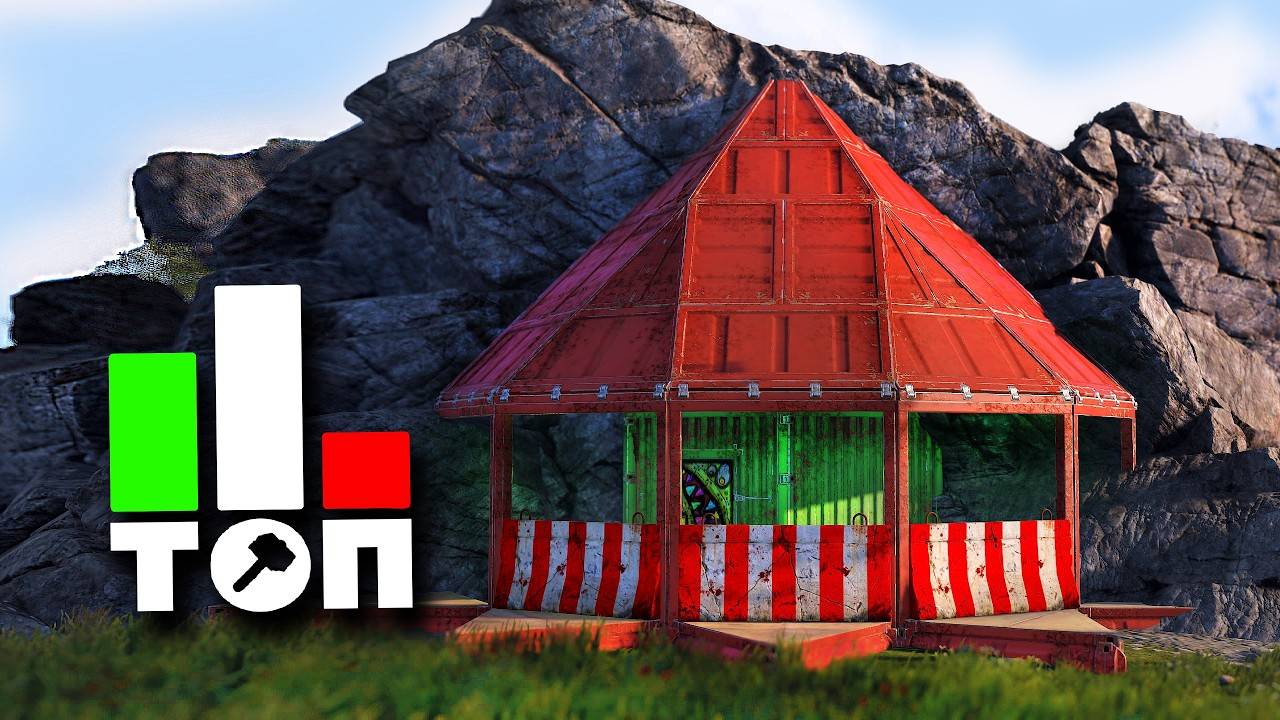 СКАЛЫ! Застраиваем ИДЕАЛЬНО | ТОП 3 базы в Rust/Раст смотреть онлайн