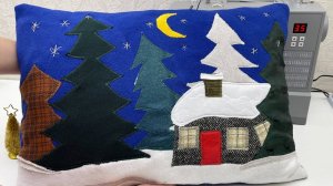 Украсьте свой дом к Новому Году с этой замечательной идеей: Сшейте Новогоднюю подушку.