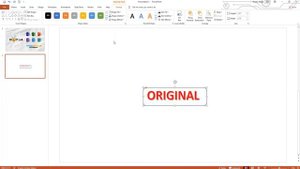 How to Create a Rubber Ink Stamp Effect in PowerPoint