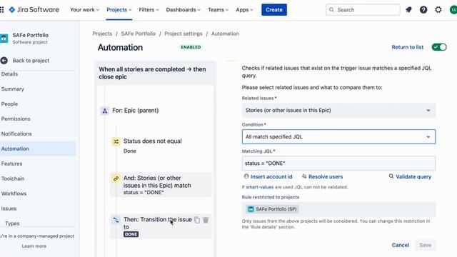 JIRA Automation: Auto-Close Epic When All Stories Are Completed смотреть онлайн