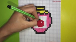 Как Рисовать Варенье по Клеточкам Рисунки по Клеточкам #pixel