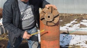 Печка бубафоня из газовых баллонов для теплицы своими руками.