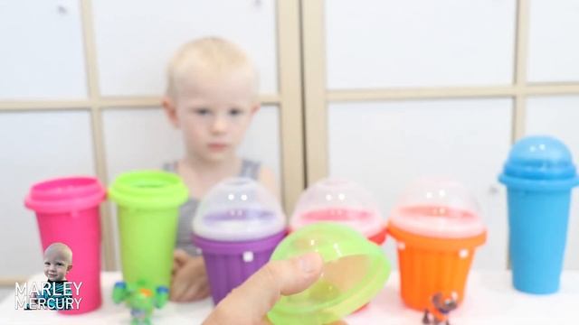 Marley Surprise Color opening - Paw Patrol Chase, Marshall, Rocky, Skye - Marley Mercury and Daddy