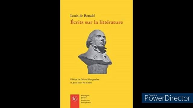 Autour de Bonald, un des penseurs de la contre-révolution (Луи де Бональд)