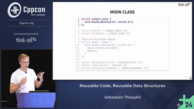 Reusable Code, Reusable Data Structures - Sebastian Theophil - CppCon 2024
