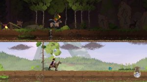 Kingdom Two Crowns Игра за викингов Первый и второй остров (красная ночь)