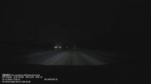 Сюрприз на зимней дороге.