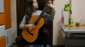 Уроки гитары. Ф.Сор.Этюд №9