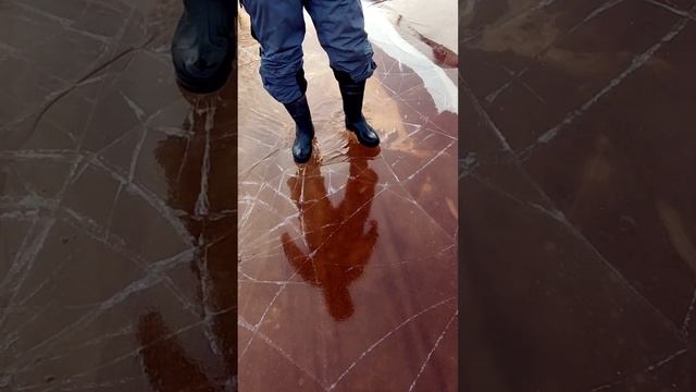 Как на льду сделать красивые узоры ?) #shorts