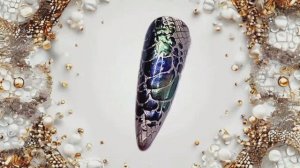 Новогодний тренд 2025. Змеиный маникюр. МК