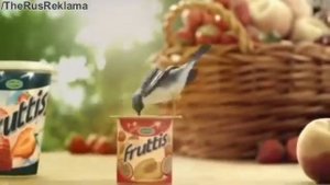 Реклама Фруттис - Удовольствие какое — сочных фруктов больше вдвое!