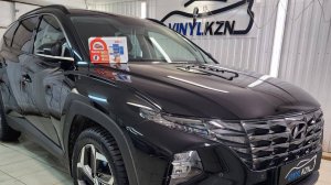 Hyundai Tucson - установили охранный комплекс StarLine S96 GSM, забронировали фары