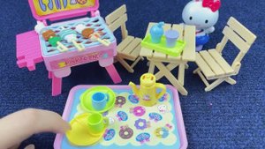 Развивающие игрушки. Игровой набор "розовый набор для барбекю Hello Kitty". Для малышей мультики.