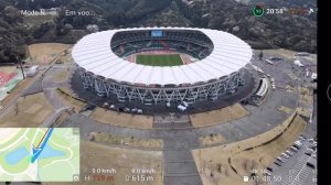 QUASE PERDI MEU DRONE NO ESTÁDIO | DJI MAVIC AIR 2