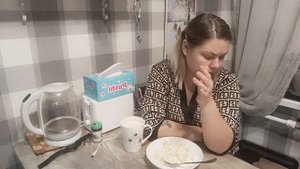 Творог и бананичик 🥰