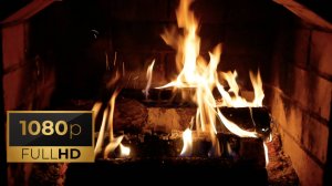 Камин. Расслабляющие звуки огня. / Fireplace. 1 час. FullHD.