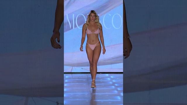 Monaco Swim Exa Models Bikini Runway Show Art Basel #shorts